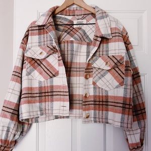 Cropped flannel